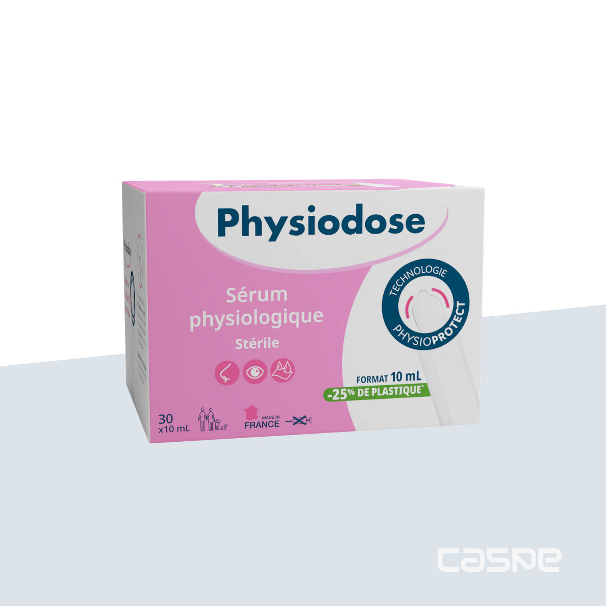 GILBERT Steriles physiologisches Serum – 30 Einzeldosispipetten à 10 ml