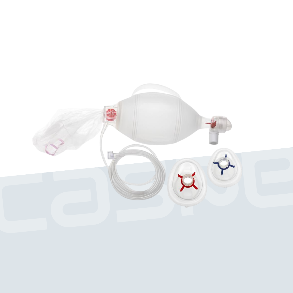 AMBU® SPUR® II Erwachsene mit Überdruckventil & O₂-Reservoirbeutel – Größe Groß für Erwachsene und Mittel für Erwachsene