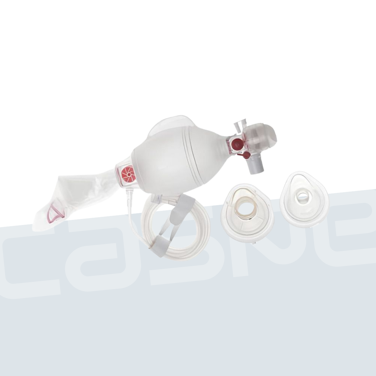 AMBU® SPUR® II Pädiatrisch mit Überdruckventil und Medikamentenanschluss & O2-Reservoirbeutel – Größe Kind und Säugling