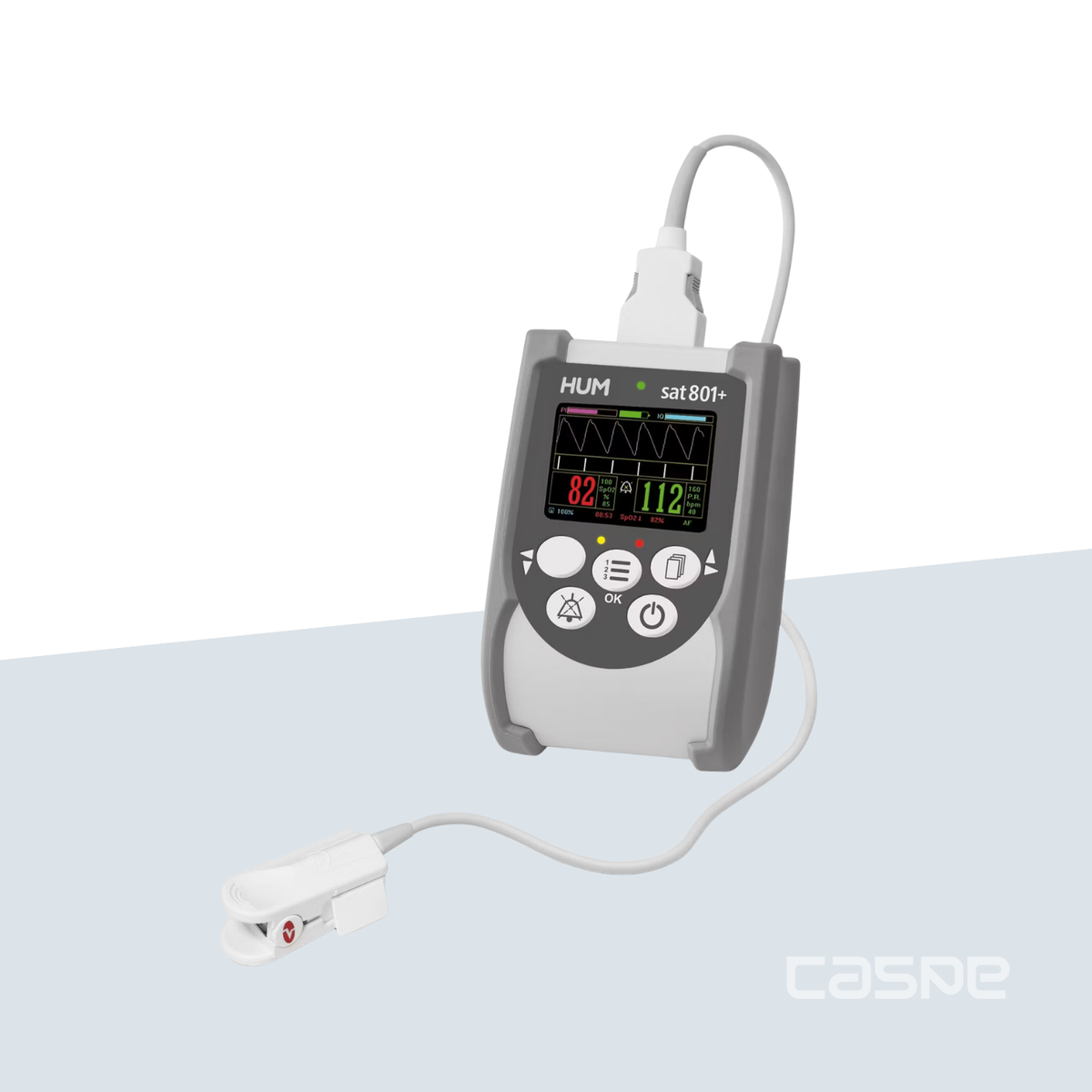 AEROCHECK MASIMO Pulsoximeter Sat 801+ mit Farb-TFT-Display