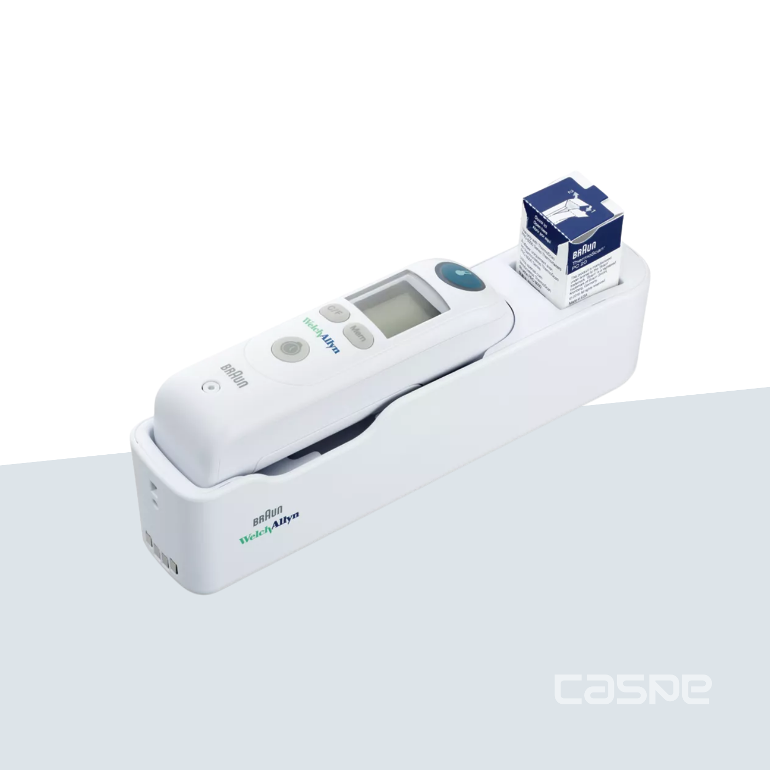 BRAUN Ohrthermometer ThermoScan PRO 6000 Welch Allyn – Große Basis