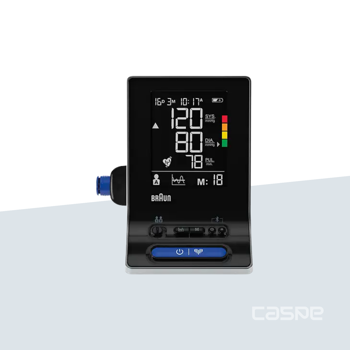 BRAUN Braun ExactFit™ 5 Connect Oberarm-Blutdruckmessgerät BUA6350 Schwarz
