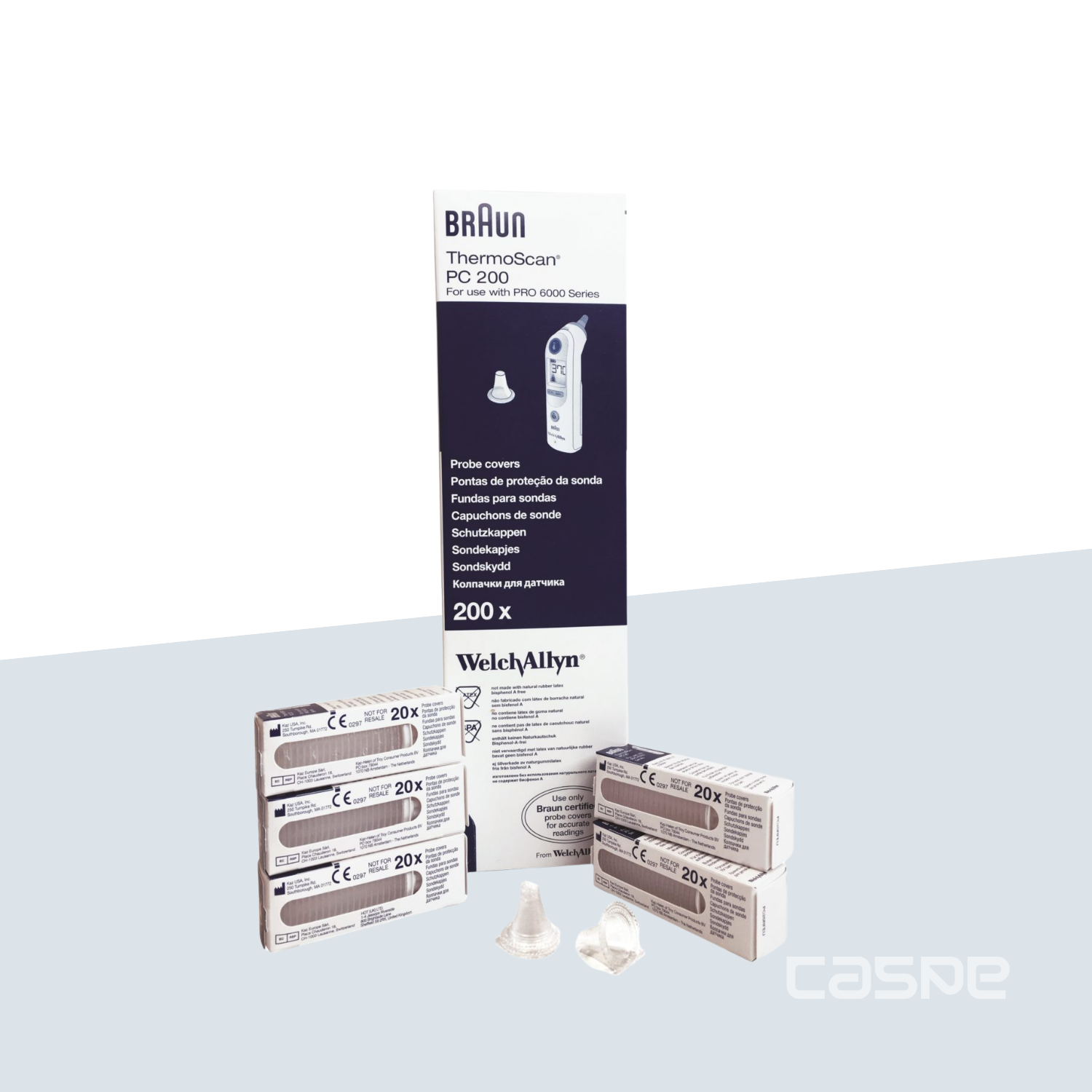 BRAUN Einweg-Schutzkappen für ThermoScan Ohrthermometer (x200)