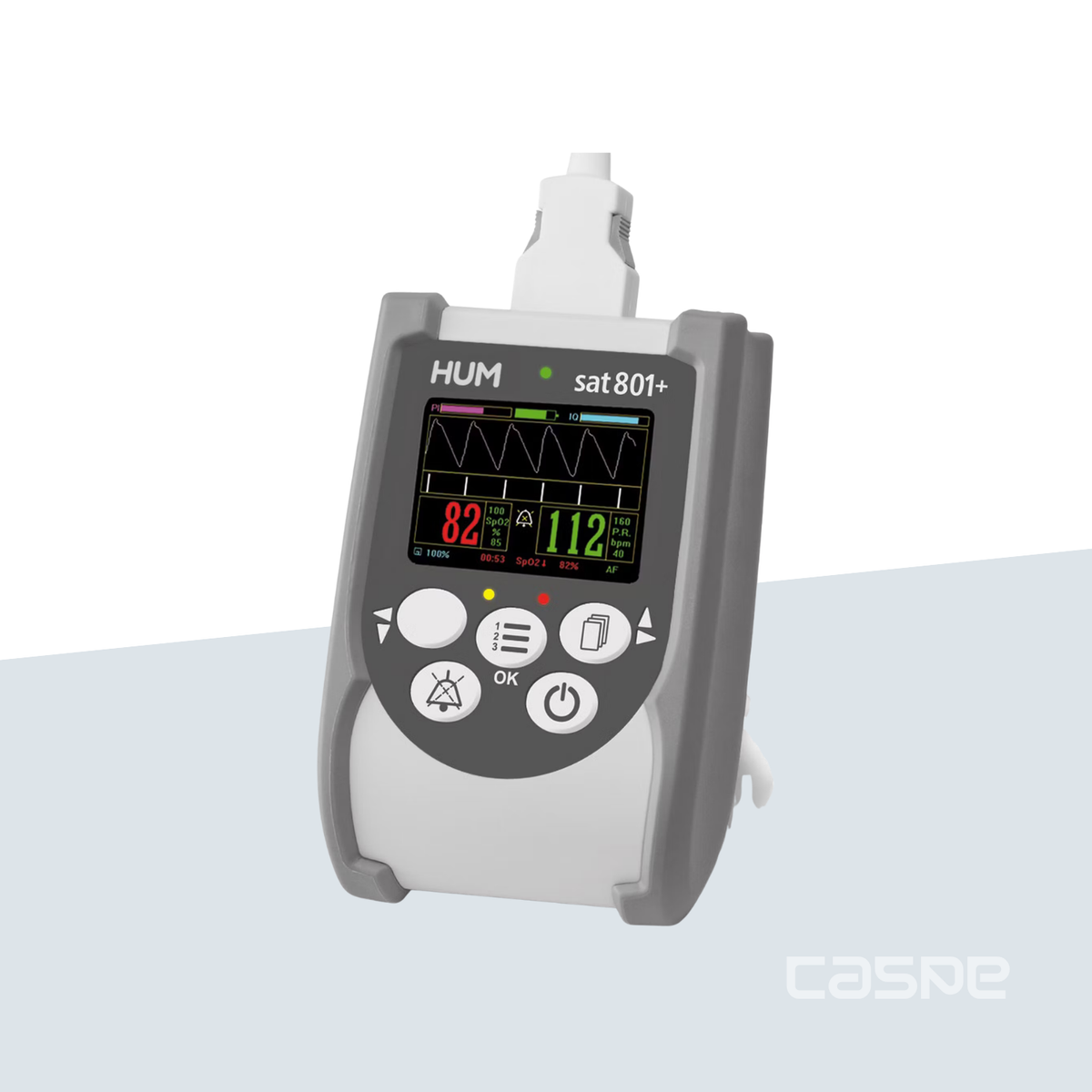 AEROCHECK MASIMO Pulsoximeter Sat 801+ mit Farb-TFT-Display