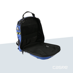 DIMATEX Hartschalenrucksack MATT MINI Medium Blau mit reflektierenden Streifen