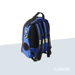 DIMATEX Hartschalenrucksack MATT MINI Medium Blau mit reflektierenden Streifen