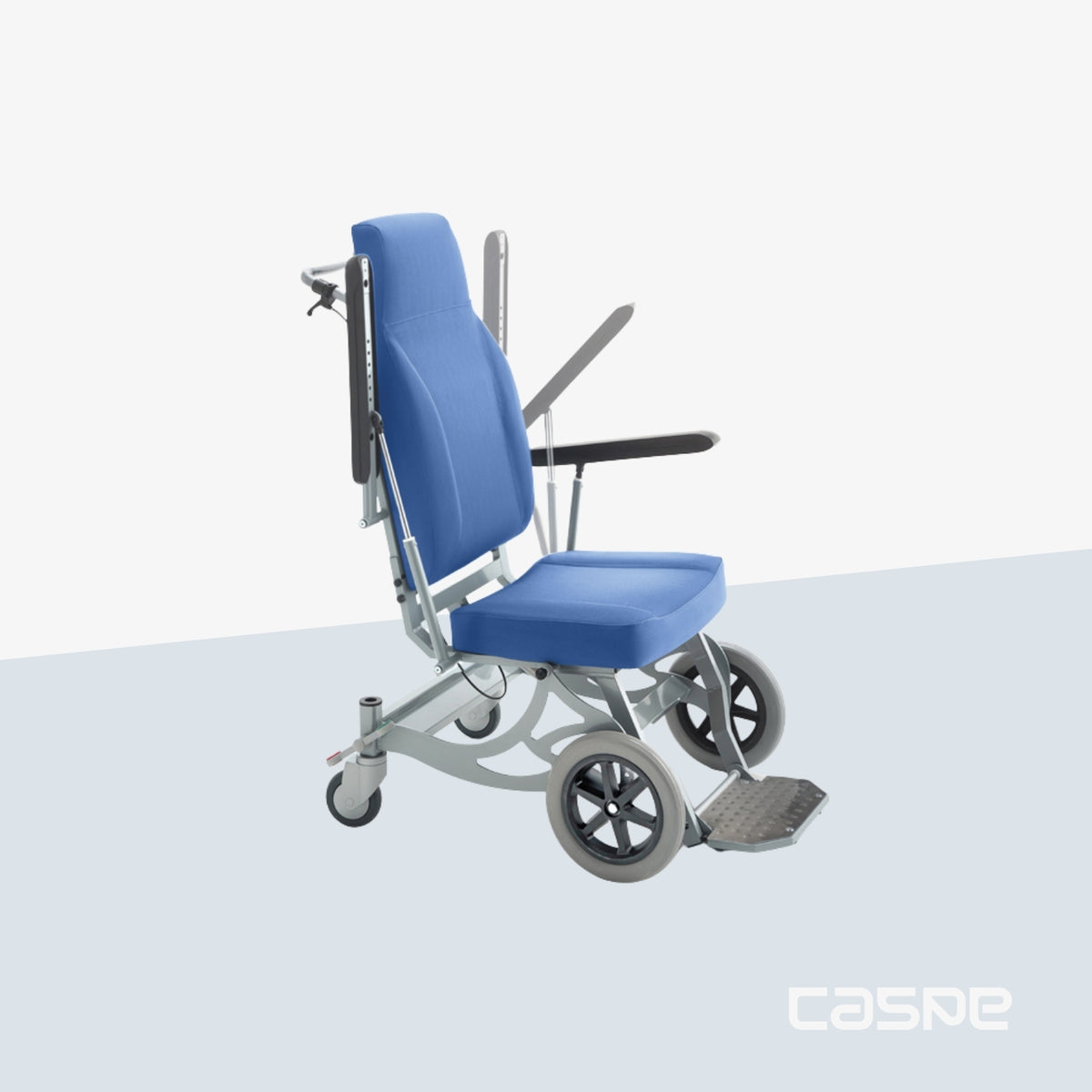 GIMA Krankentransportstuhl ISCHIA Blau