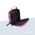 DIMATEX Rucksack mit Hartschale MATT MINI Rosa und Reflektorstreifen
