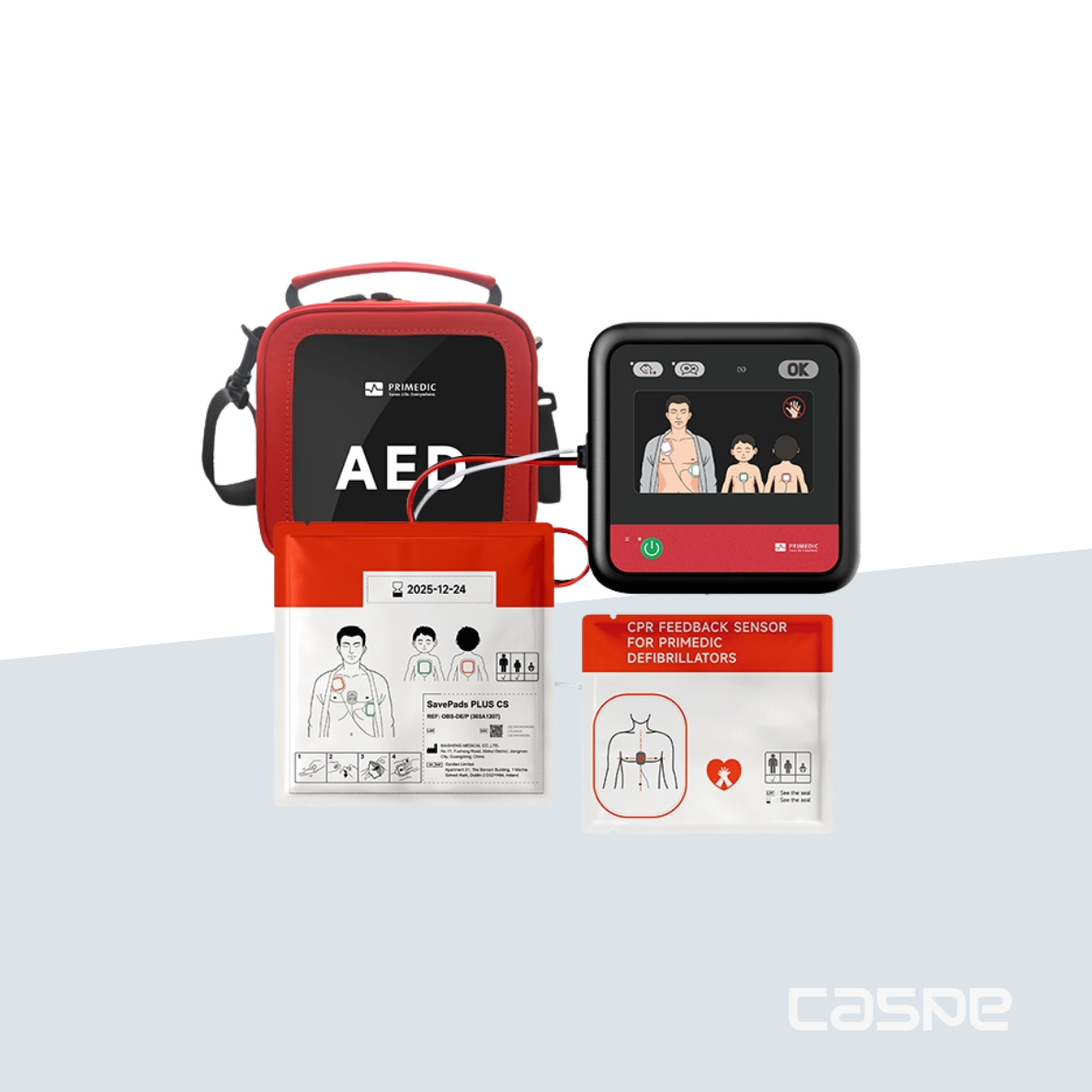 PRIMEDIC Defibrillator HeartSave myPAD Ohne Bildschirm / CPR-Hilfe