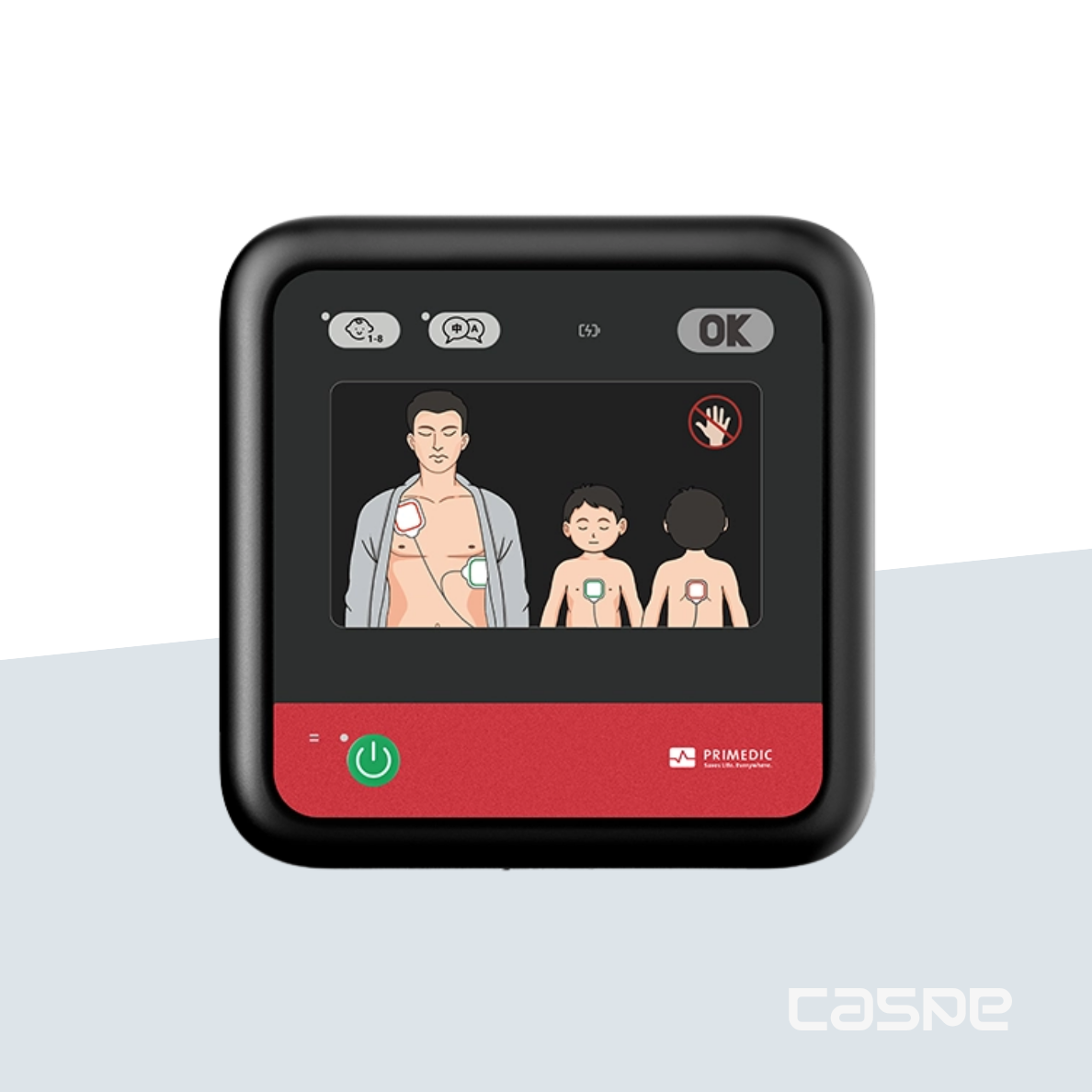 PRIMEDIC Defibrillator HeartSave myPAD Ohne Bildschirm / Ohne Reanimation