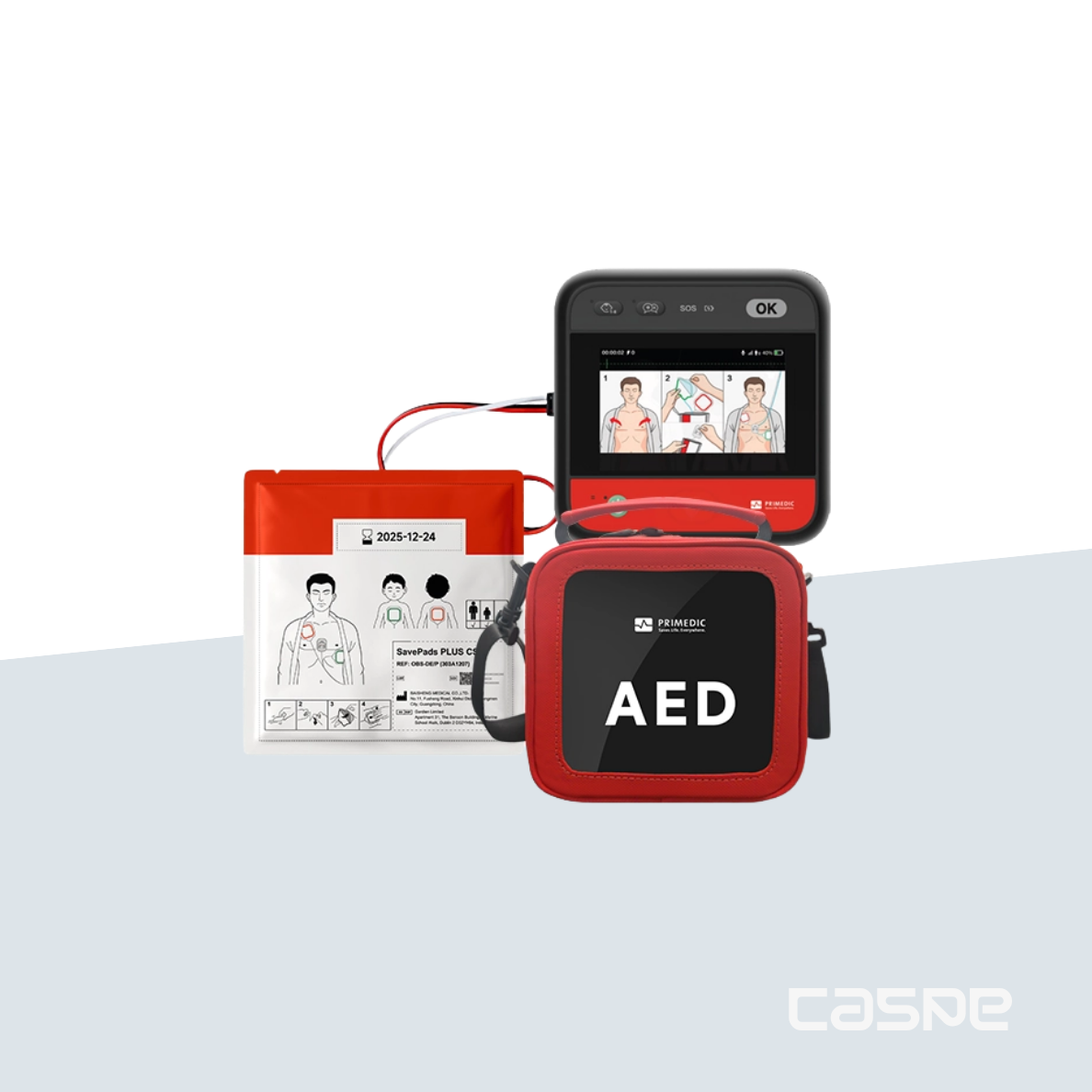 PRIMEDIC Defibrillator HeartSave myPAD Mit LCD-Bildschirm / Ohne Reanimation